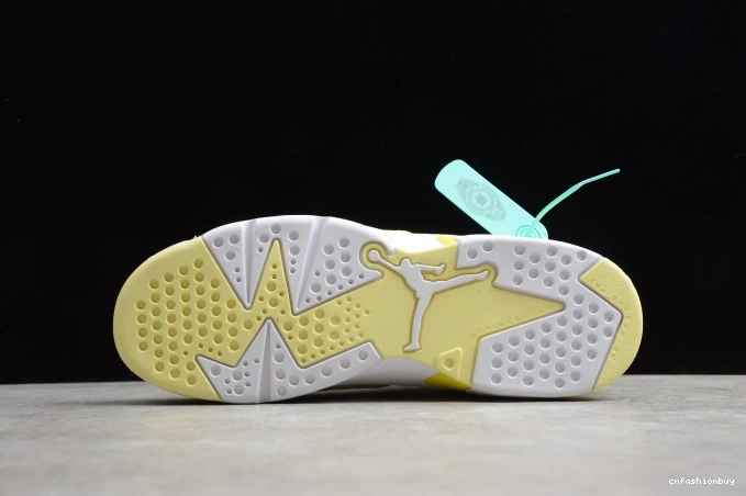 543390-800 Yellow Air 6 Retro (GS) Dynamic Jordan Floral 0811
